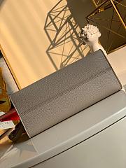 Louis Vuitton Original Single Twist In Taurillon Leather Handbag Elephant Grey- M57090 – 29x21x12 cm - 5