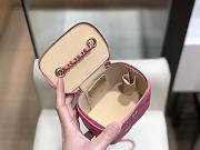 Chanel Mini Cosmetic Metal Ball Lambskin Pink - A88828 - 8.5x11x7 cm - 2