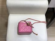 Chanel Mini Cosmetic Metal Ball Lambskin Pink - A88828 - 8.5x11x7 cm - 6