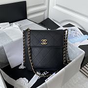 Chanel Stray Calfskin Bag Black – AS2543/AS2542 - 19x23x7cm - 1