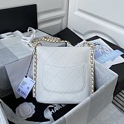 Chanel Stray Calfskin Bag White – AS2543/AS2542 - 19x23x7cm - 5