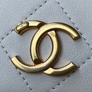 Chanel Stray Calfskin Bag White – AS2543/AS2542 - 19x23x7cm - 2