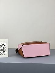 Loewe Puzzle Bag In Calfskin Brown/Pink– 18x12.5x8 cm - 6