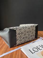 Loewe Buckle Tote Handbag Embossed Anagram Pattern – 36x33x17 cm - 2