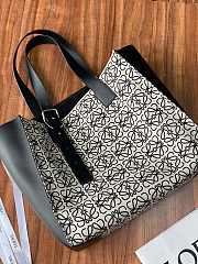 Loewe Buckle Tote Handbag Embossed Anagram Pattern – 36x33x17 cm - 3