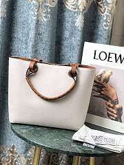 Loewe Anagram Tote Print Classic Pattern Chalk White – 29x14x25 cm - 5