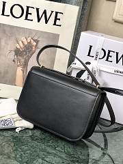 Loewe Goya Mini bag in silk calfskin Black – 18.5x12.5x6 cm  - 3