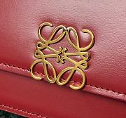 Loewe Goya Medium bag in silk calfskin Red – 23x15x6.5 cm - 5