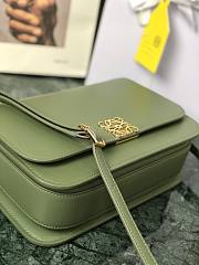 Loewe Goya Medium bag in silk calfskin Avocado Green – 23x15x6.5 cm - 3