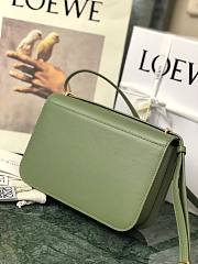 Loewe Goya Medium bag in silk calfskin Avocado Green – 23x15x6.5 cm - 5