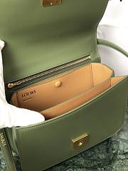 Loewe Goya Medium bag in silk calfskin Avocado Green – 23x15x6.5 cm - 6