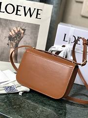 Loewe Goya Mini bag in silk calfskin Tan – 18.5x12.5x6 cm - 4