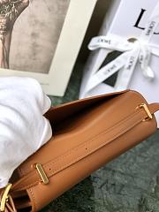 Loewe Goya Medium bag in silk calfskin Tan – 23x15x6.5 cm - 4
