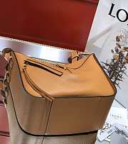 Loewe Hammock Tote Bag In Calfskin Tan – 29x14x26 cm - 5