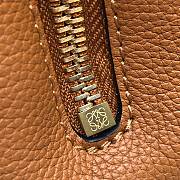Loewe Hammock Tote Bag In Calfskin Tan – 29x14x26 cm - 4