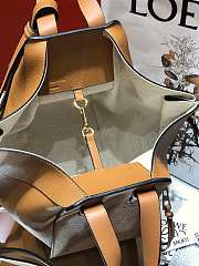 Loewe Hammock Tote Bag In Calfskin Tan – 29x14x26 cm - 2