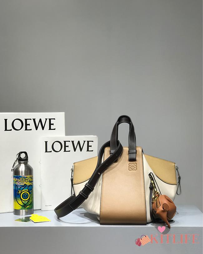 Loewe Hammock Tote Bag In Calfskin Yellow – 29x14x26 cm - 1