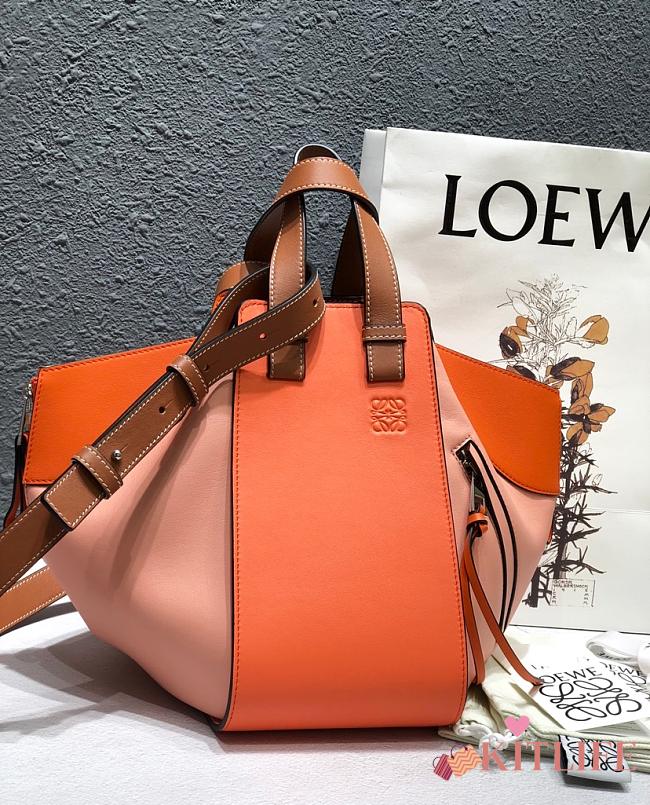 Loewe Hammock Tote Bag In Calfskin Orange – 29x14x26 cm - 1