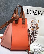 Loewe Hammock Tote Bag In Calfskin Orange – 29x14x26 cm - 6