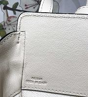 Loewe Hammock Mini Tote Bag In Calfskin White – 19.5x17x11 cm - 5