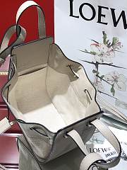 Loewe Hammock Mini Tote Bag In Calfskin White – 19.5x17x11 cm - 2