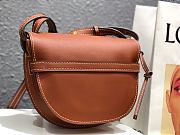 Loewe Small Gate Bag Canvas And Cow Leather All Brown – 20x19x11 cm - 6