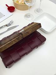 Bottega Veneta Snap Napa Leather Burgundy - 27x5x28 cm - 5