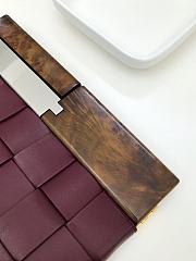 Bottega Veneta Snap Napa Leather Burgundy - 27x5x28 cm - 3