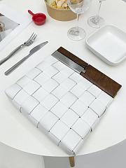Bottega Veneta Snap Napa Leather White - 27x5x28 cm - 3