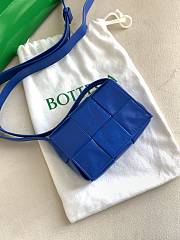 Bottega Veneta Mini Cassette 6 Grid Electric Blue - 12×8×4cm cm - 3