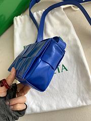 Bottega Veneta Mini Cassette 6 Grid Electric Blue - 12×8×4cm cm - 5