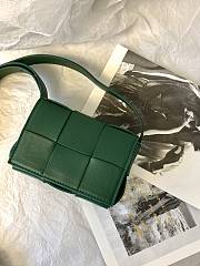 Bottega Veneta Mini Cassette 6 Grid Electric Grass Green - 12×8×4cm cm - 5