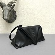 Bottega Veneta Sheepskin triangle Handbag Black – 44050 – 32x18 cm - 4