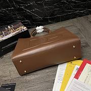 Dolce & Gabbana Calfskin DG Daily Shopper Brown – 36x28.5x13 cm - 4