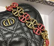 Dior Amour Dior Caro Heart Chain Bag Black – 5097 – 11 x 10 x 1.5 cm - 4