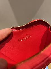 Dior Amour Dior Caro Heart Chain Bag Red – 5097 – 11 x 10 x 1.5 cm - 5