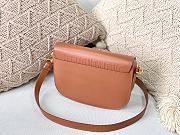 Dior Bobby Bag Black Box Cowhide Plain Weave Orange – M9319 – 22x17x6 cm - 6