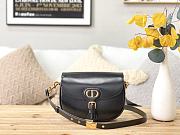 Dior Bobby Bag Black Box Cowhide Plain Weave Black – M9319 – 22x17x6 cm - 1