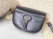 Dior Bobby Bag Black Box Cowhide Plain Weave Black – M9319 – 22x17x6 cm - 4