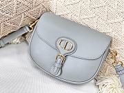 Dior Bobby Bag Black Box Cowhide Plain Weave Grey – M9319 – 22x17x6 cm - 4
