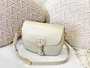 Dior Bobby Bag Black Box Cowhide Plain Weave Beige – M9319 – 22x17x6 cm - 5