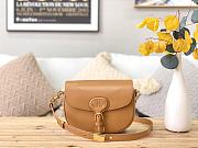 Dior Bobby Bag Black Box Cowhide Plain Weave Brown – M9319 – 22x17x6 cm - 1