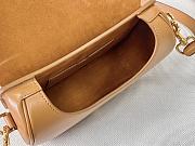 Dior Bobby Bag Black Box Cowhide Plain Weave Brown – M9319 – 22x17x6 cm - 3