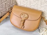 Dior Bobby Bag Black Box Cowhide Plain Weave Brown – M9319 – 22x17x6 cm - 5