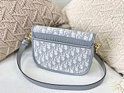 Dior Bobby Bag Embroidery Oblique Grey – M9319 – 22x17x6 cm - 5