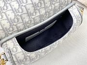 Dior Bobby Bag Embroidery Oblique Grey – M9319 – 22x17x6 cm - 4
