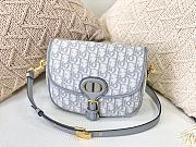 Dior Bobby Bag Embroidery Oblique Grey – M9319 – 22x17x6 cm - 3
