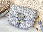 Dior Bobby Bag Embroidery Oblique Grey – M9319 – 22x17x6 cm - 2