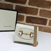 Gucci Horsebit 1955 Wallet With Chain White - 623180 – 11x8.5x3 cm - 6