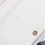 Gucci Horsebit 1955 Long Wallet With Chain White/Ebony GG Supreme Canvas  - 621892 – 19x10x4 cm - 6